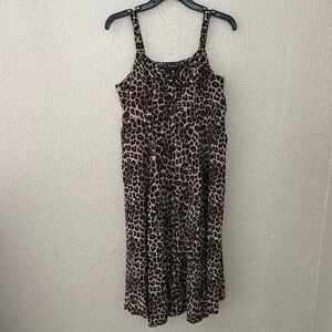 Women’s Torrid Cheetah Print Dress, Size 00 Medium/Large Animal Pront